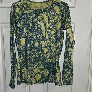 Nike Pro Patterned women’s fitted Long sleeve top Medium